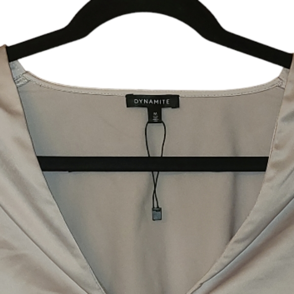 2/$45! Dynamite Cropped Longsleeve Blouse - Picture 2 of 10